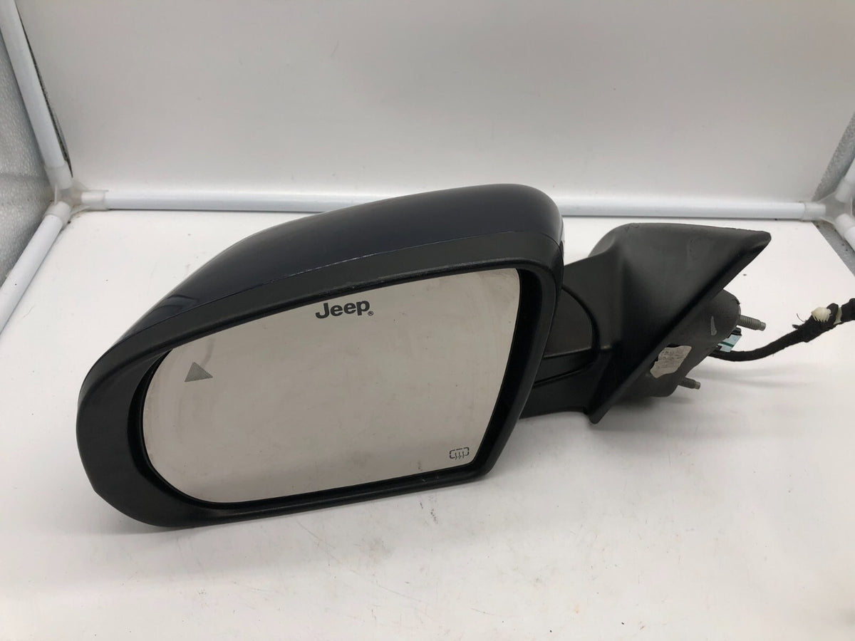 2017-2023 Jeep Compass Driver Side View Power Door Mirror Blue BSA OEM D02B03004
