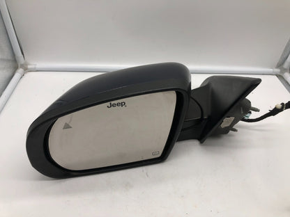 2017-2023 Jeep Compass Driver Side View Power Door Mirror Blue BSA OEM D02B03004