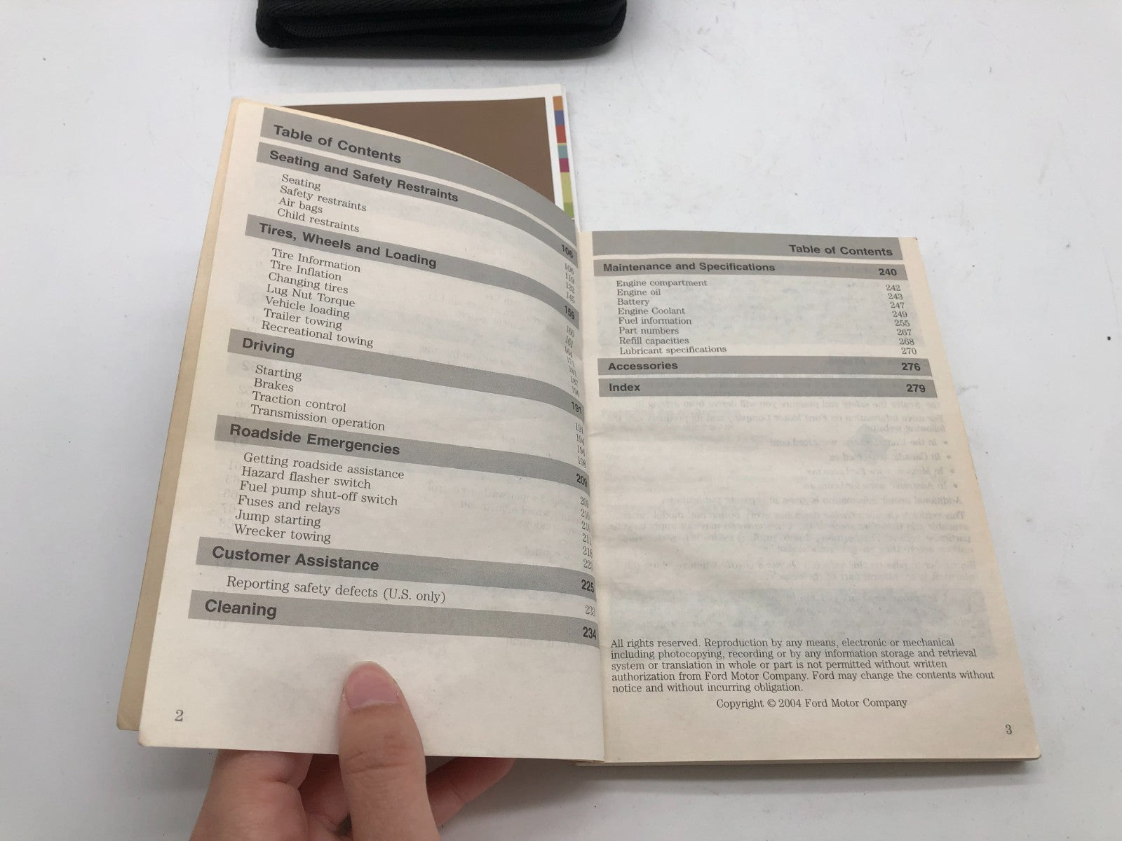 2005 Ford Freestyle Owners Manual Set with Case OEM B04B22036