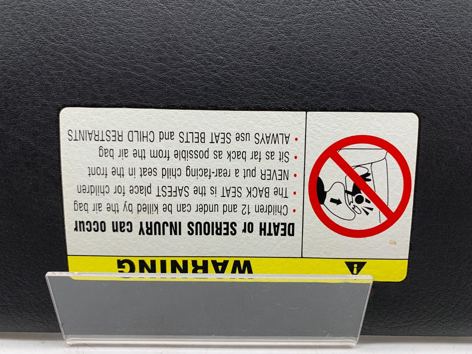 2000-2006 BMW 325I Passenger Sun Visor Black Illuminated OEM A04B01008