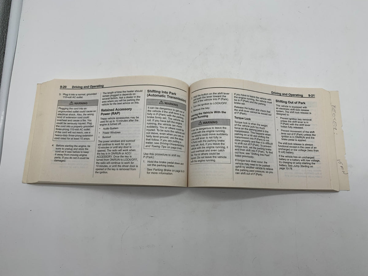 2011 Chevrolet Cruze Owners Manual Set Also Includes OnStar CD OEM