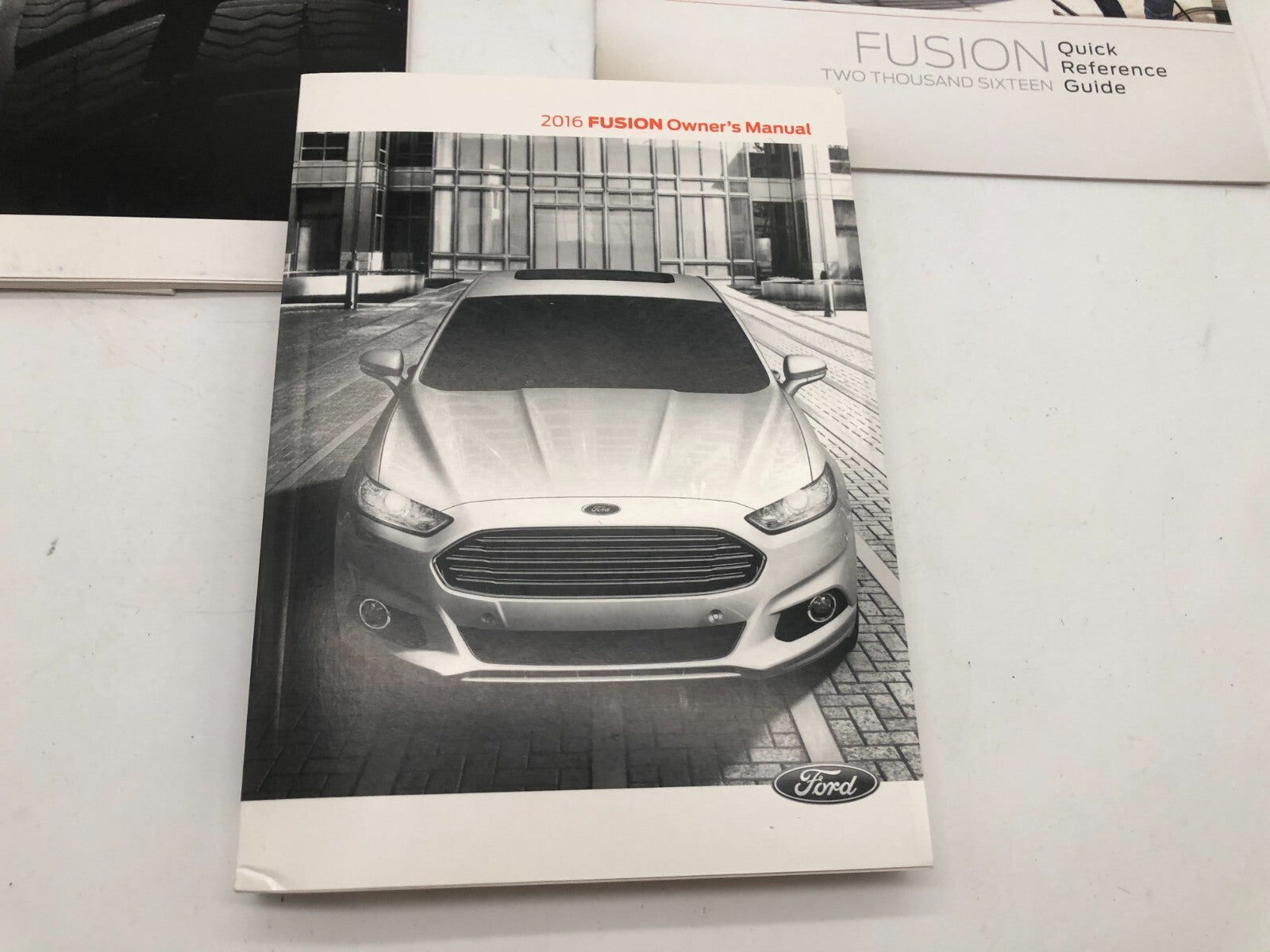 2016 Ford Fusion Owners Manual Set with Case OEM D03B67014