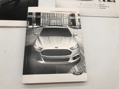 2016 Ford Fusion Owners Manual Set with Case OEM D03B67014