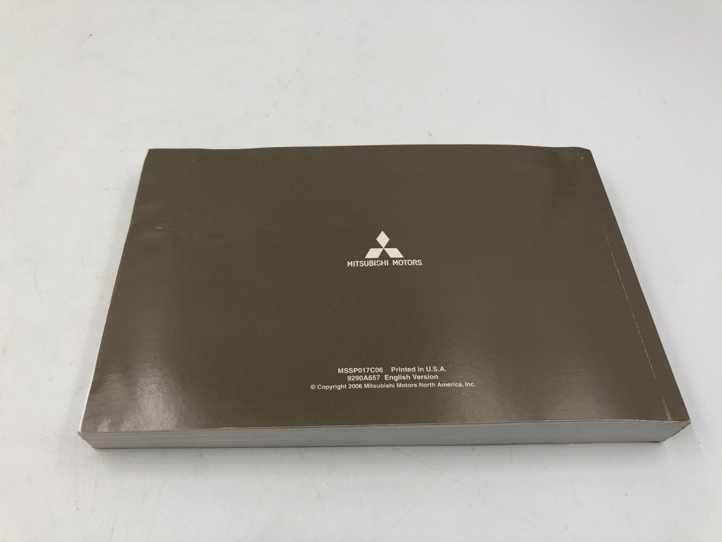 2006 Mitsubishi Galant Owners Manual Set with Case OEM D01B40014