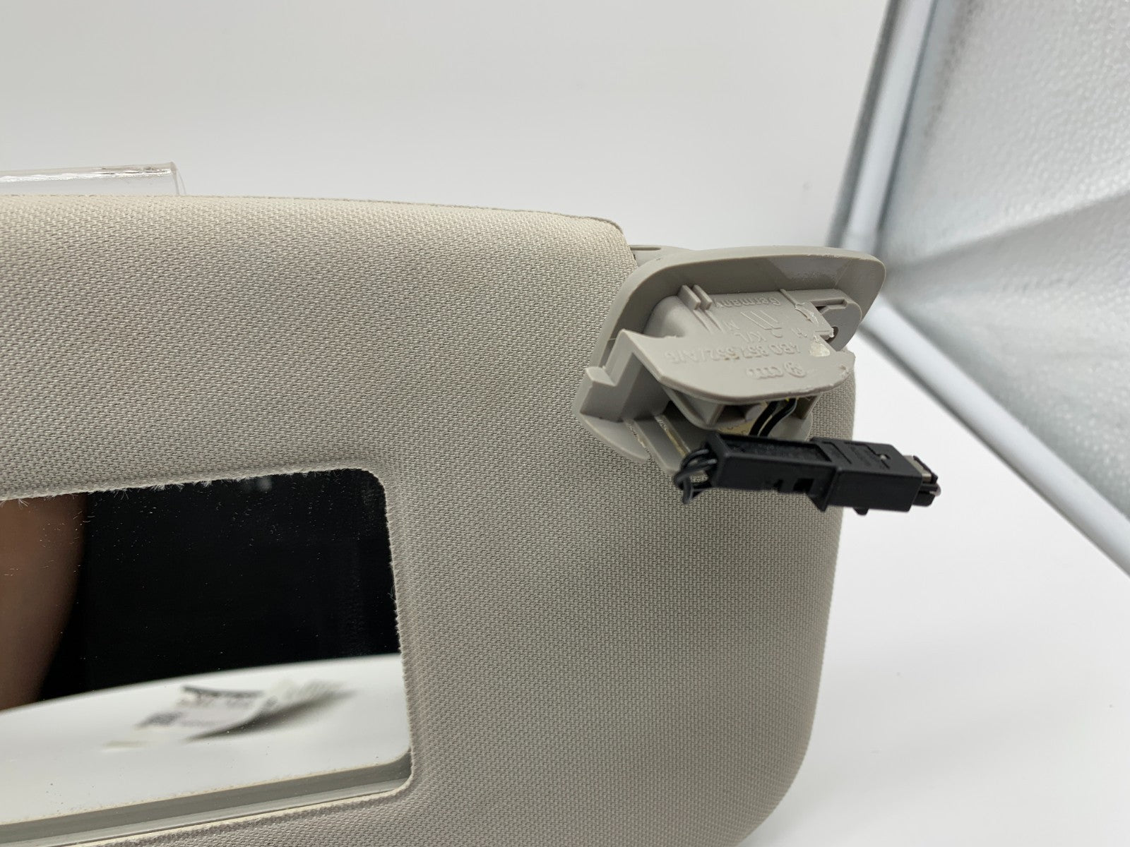 2000-2004 Audi A6 Passenger Sun Visor Gray Illuminated OEM A04B10010