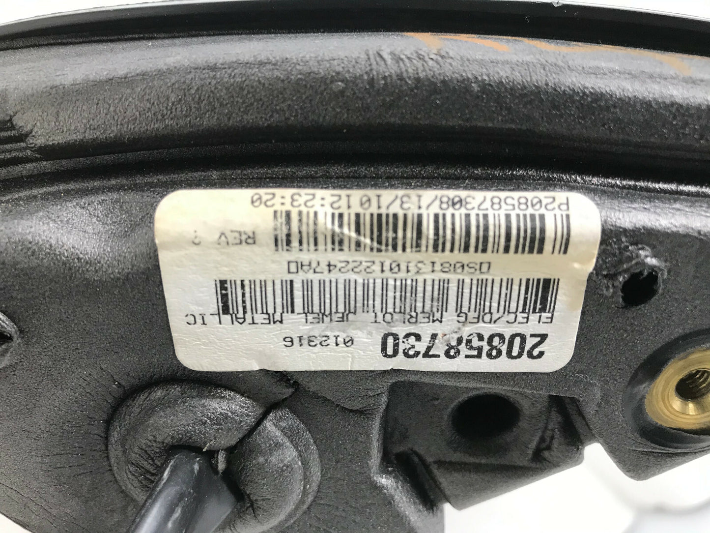 2010-2011 Chevrolet Equinox Passenger Side View Power Door Mirror Red D01B27080