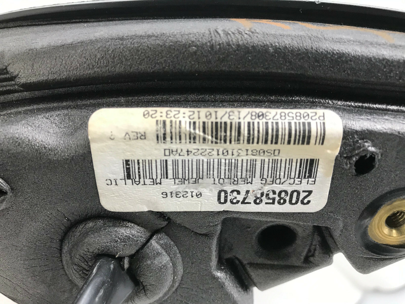 2010-2011 Chevrolet Equinox Passenger Side View Power Door Mirror Red D01B27080