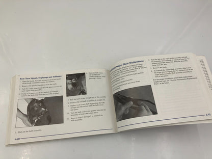 2000 Buick LeSabre Owners Manual Set OEM C03B41018