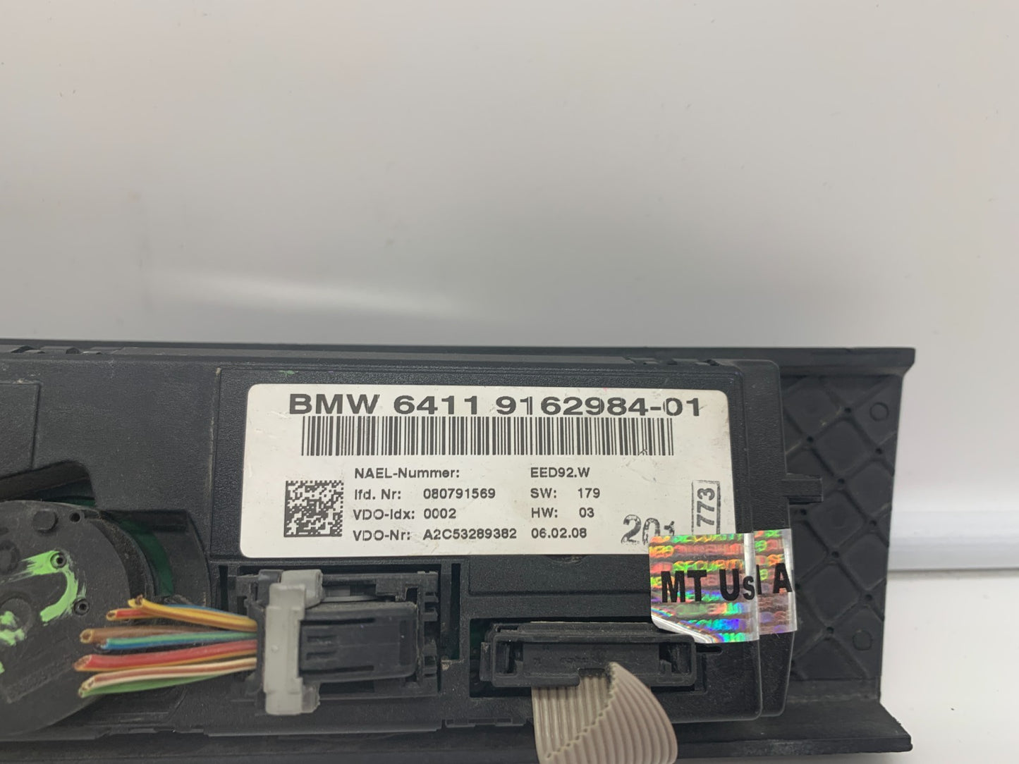 2007-2010 BMW 335i Coupe AC Heater Climate Control Unit OEM