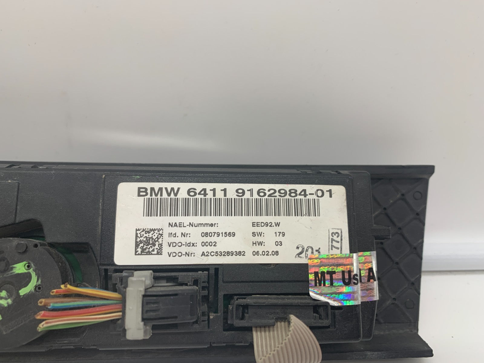2007-2010 BMW 335i Coupe AC Heater Climate Control Unit OEM