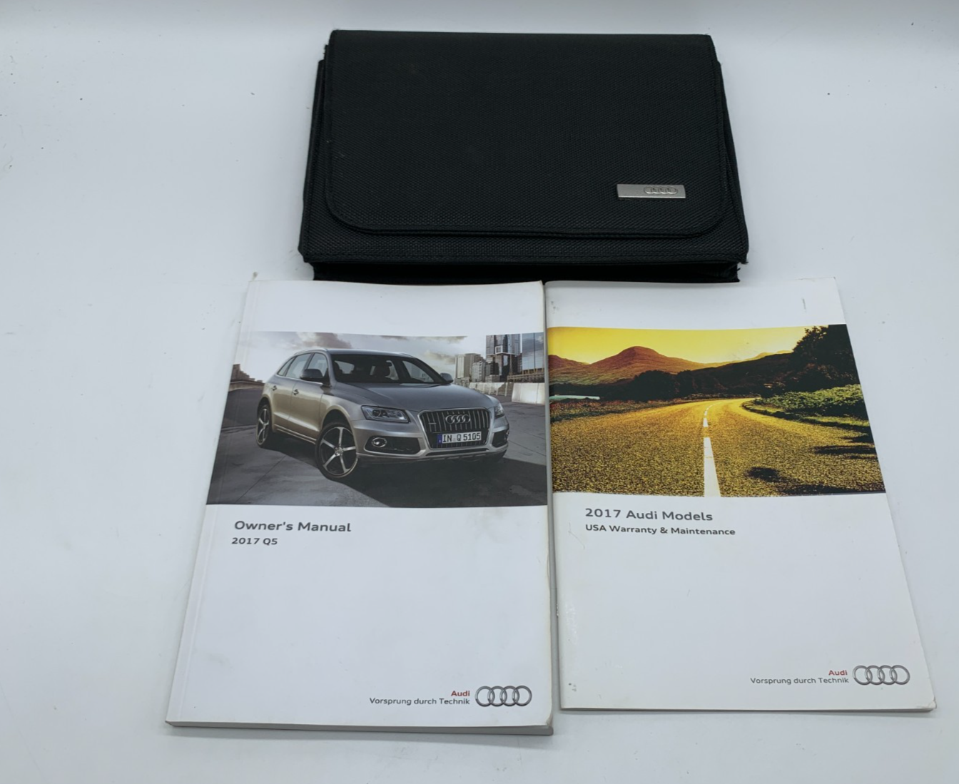 2017 Audi Q5 Sedan Owners Manual Set with Case OEM A02B50055