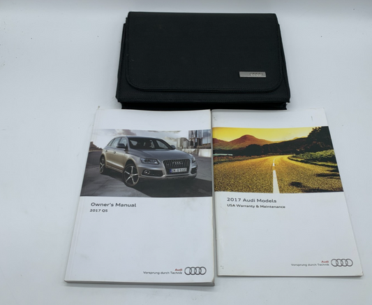 2017 Audi Q5 Sedan Owners Manual Set with Case OEM A02B50055