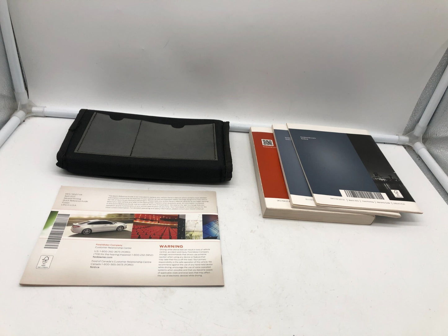 2013 Ford Fusion Owners Manual Set with Case OEM D02B03003