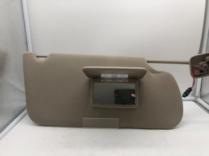 2009-2012 Ford Flex Passenger Sun Visor Tan Illuminated OEM A01B20022