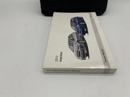 2013 Subaru Impreza Owners Manual Set with Case OEM A02B54013