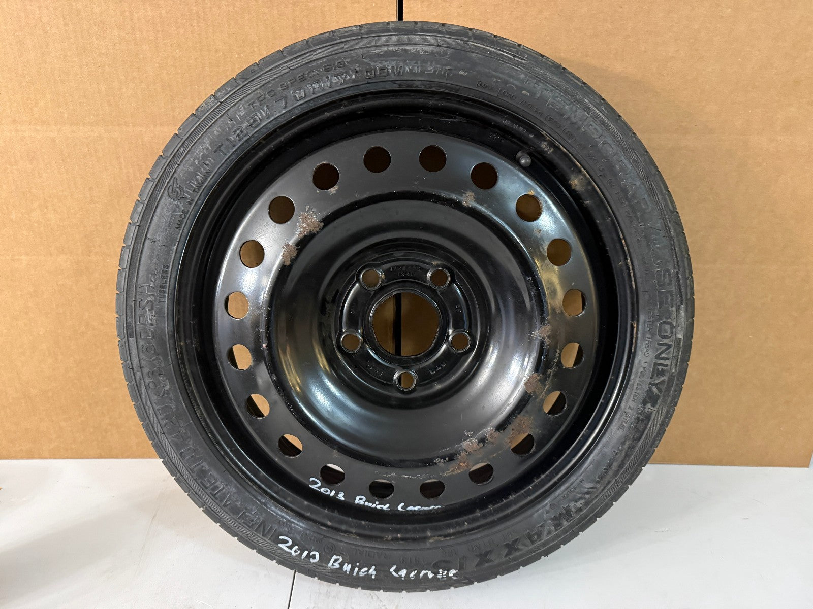 2010-2016 Buick Lacrosse Impala 17" Spare Tire Compact Donut Wheel T125/70R17