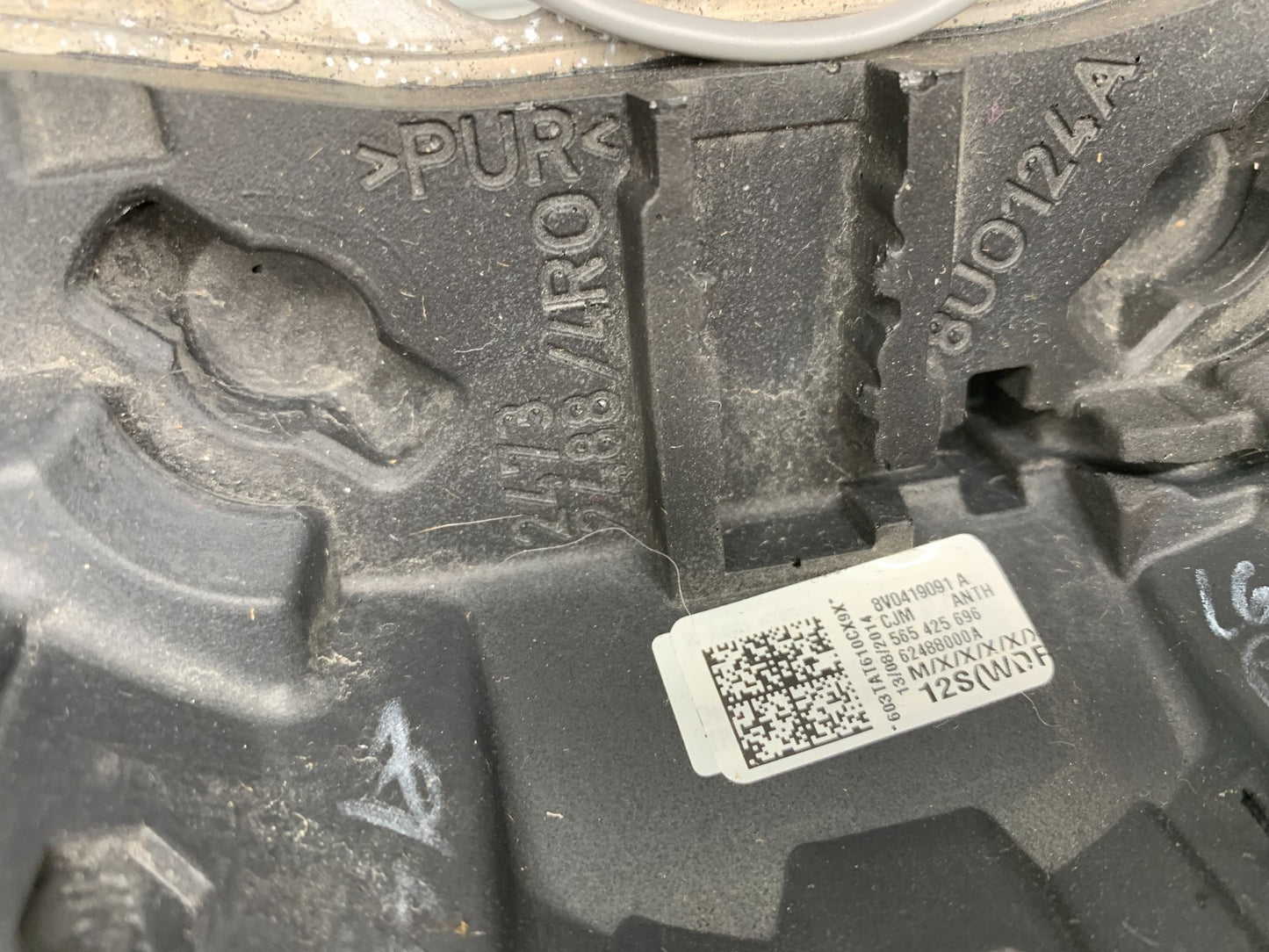 2015 Audi A3 Steering Wheel Assembly Without Airbag OEM B01B44001