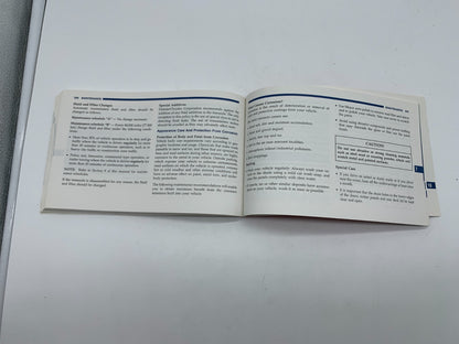 2001 Dodge Intrepid Owners Manual OEM A01B36043