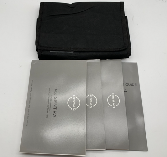 2022 Nissan Sentra Owners Manual Set with Case OEM C03B62013