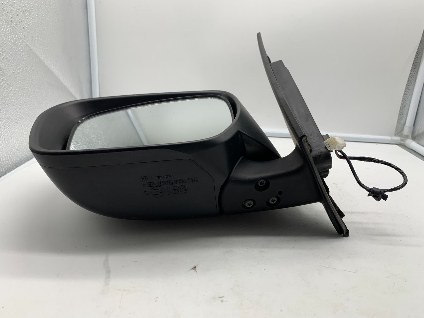 2007-2009 Mazda CX-7 Driver Side View Power Door Mirror Black OEM A03B53001