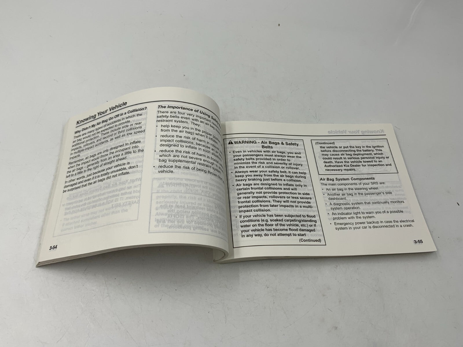 2003 Kia Rio Owners Manual OEM D04B31087