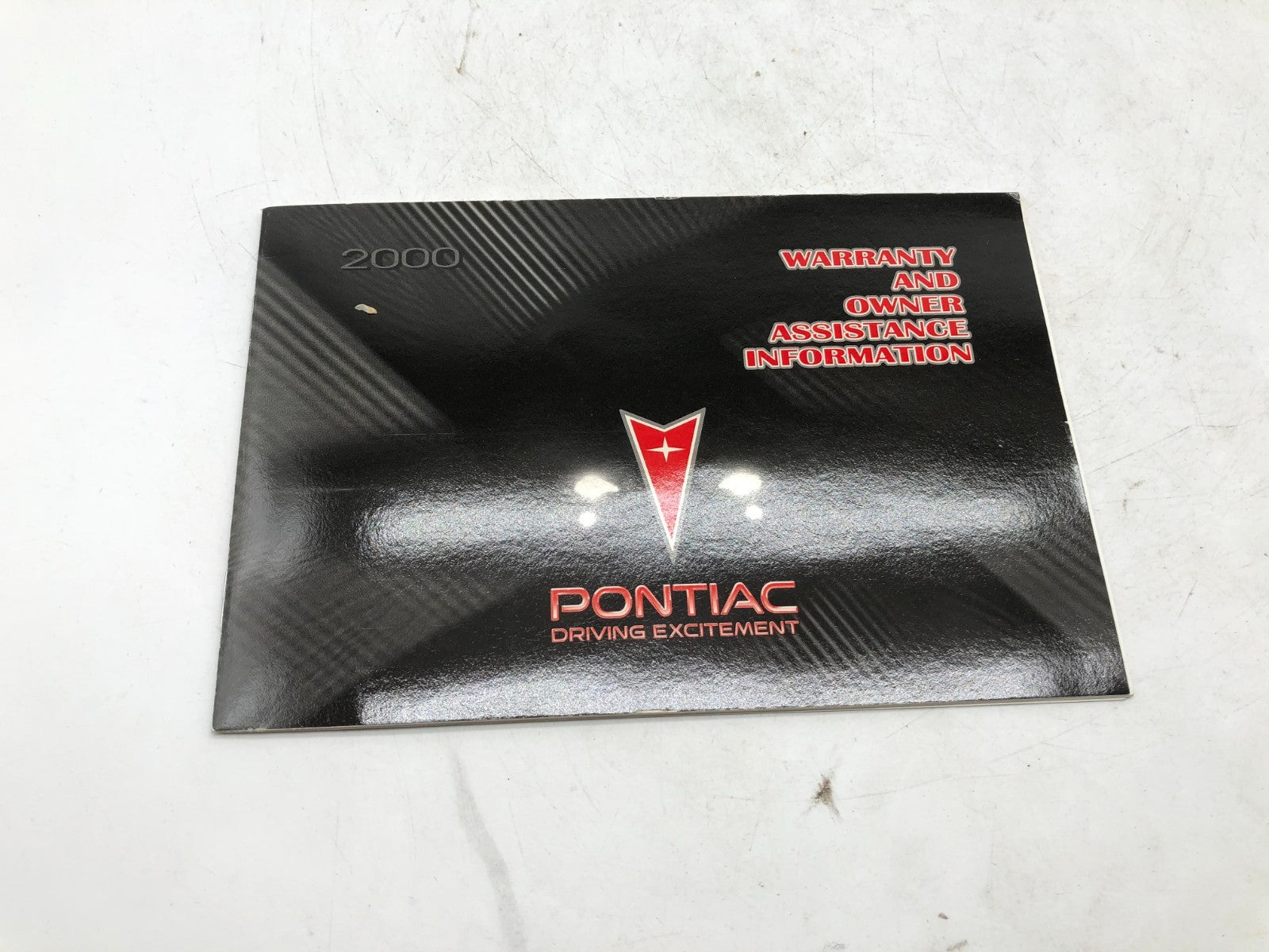 2000 Pontiac Bonneville Owners Manual with Case OEM D03B08006