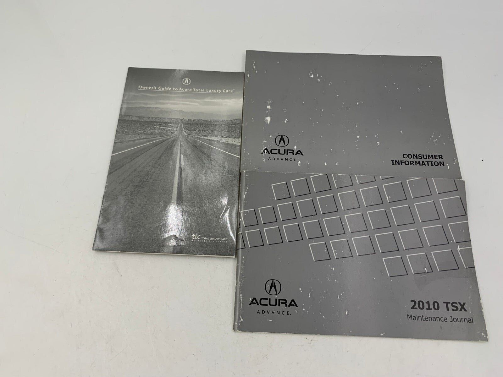 2010 Acura TSX Owners Manual Set with Case OEM C02B41026