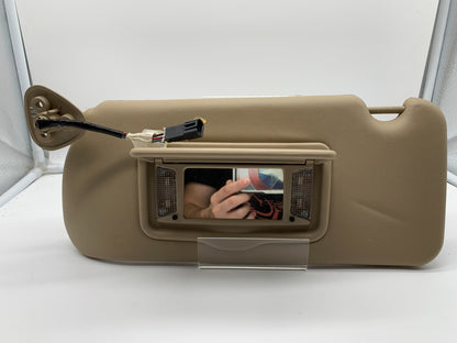 2007-2009 Cadillac SRX Driver Sun Visor Tan Illuminated OEM B03B35090