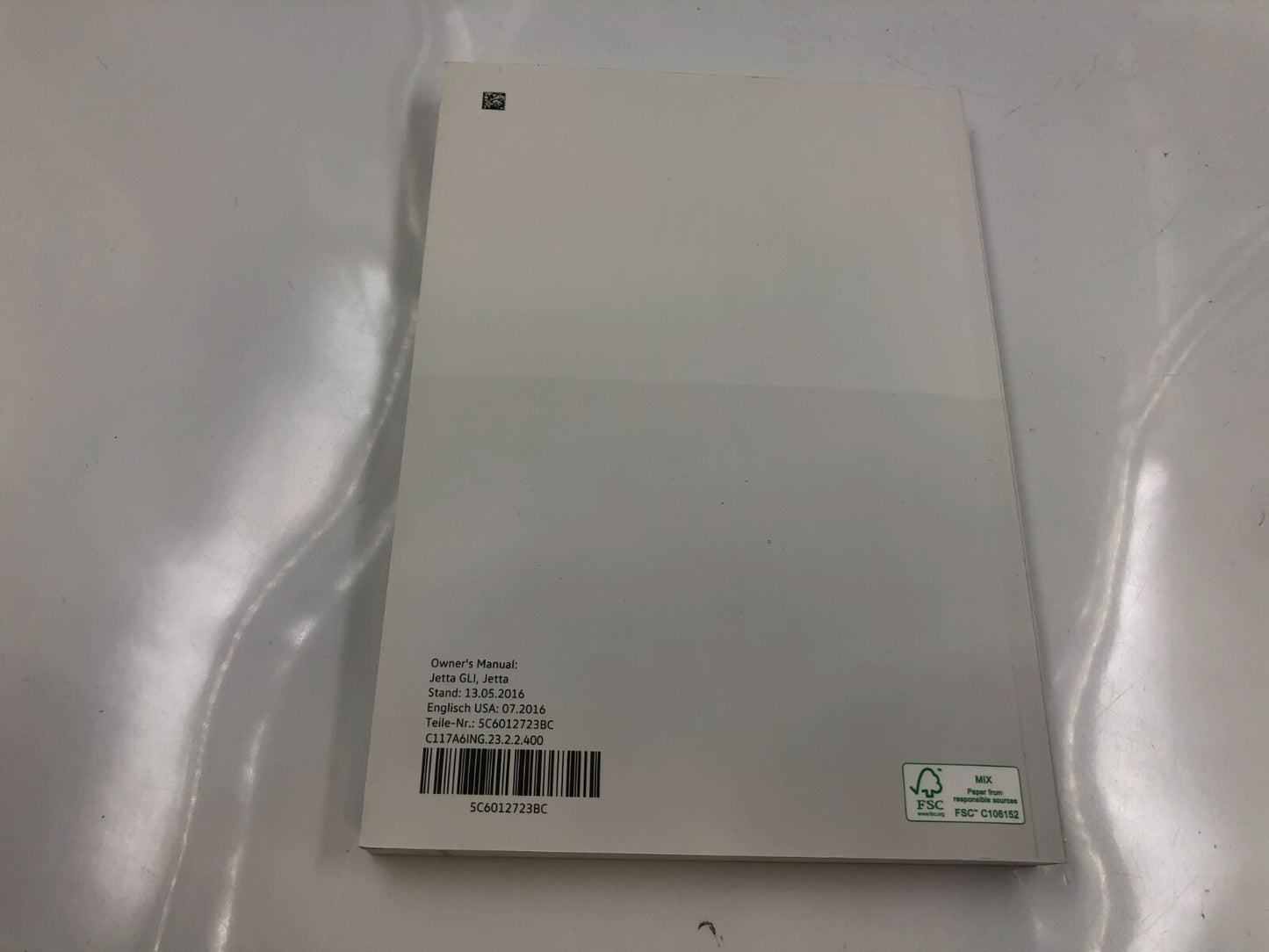 2017 Volkswagen Jetta GLI Owners Manual Set with Case OEM B03B52083