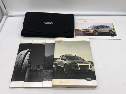 2014 Ford Escape Owners Manual Set with Case OEM B04B32087