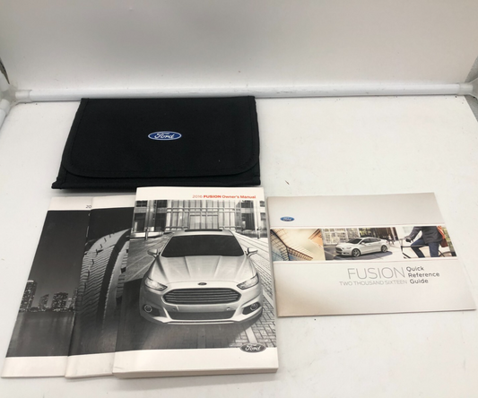 2016 Ford Fusion Owners Manual Set with Case OEM D03B67014