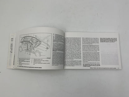 2005 Nissan Altima Owners Manual OEM D04B65006