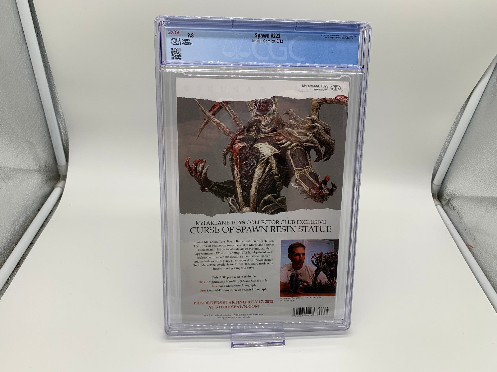 Spawn #222 CGC 9.8 ASM #316 Homage Cover Todd McFarlane