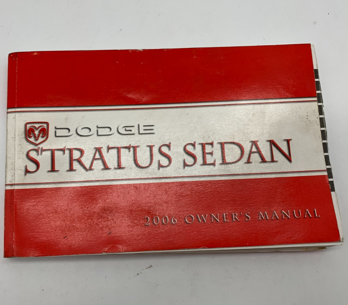 2006 Dodge Stratus Sedan Owners Manual OEM R01B09024