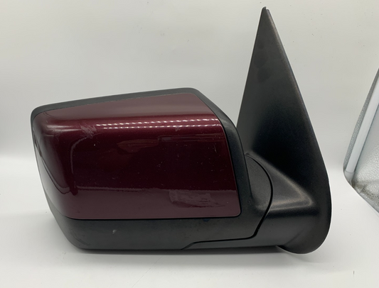 2006-2010 Ford Explorer Passenger Side View Power Door Mirror Dark Cherry OEM
