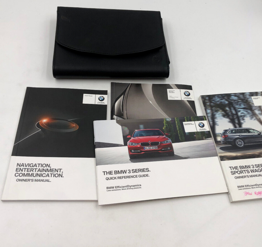 2014 BMW 3 Series Owners Manual Set with Case OEM A04B44084