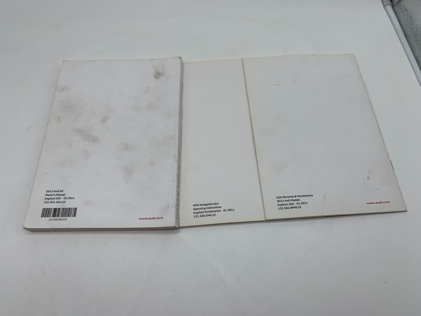 2012 Audi A6 Owners Manual Set OEM B01B23012