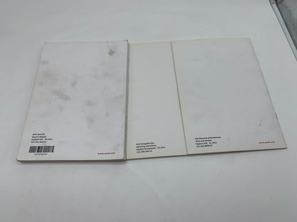 2012 Audi A6 Owners Manual Set OEM B01B23012