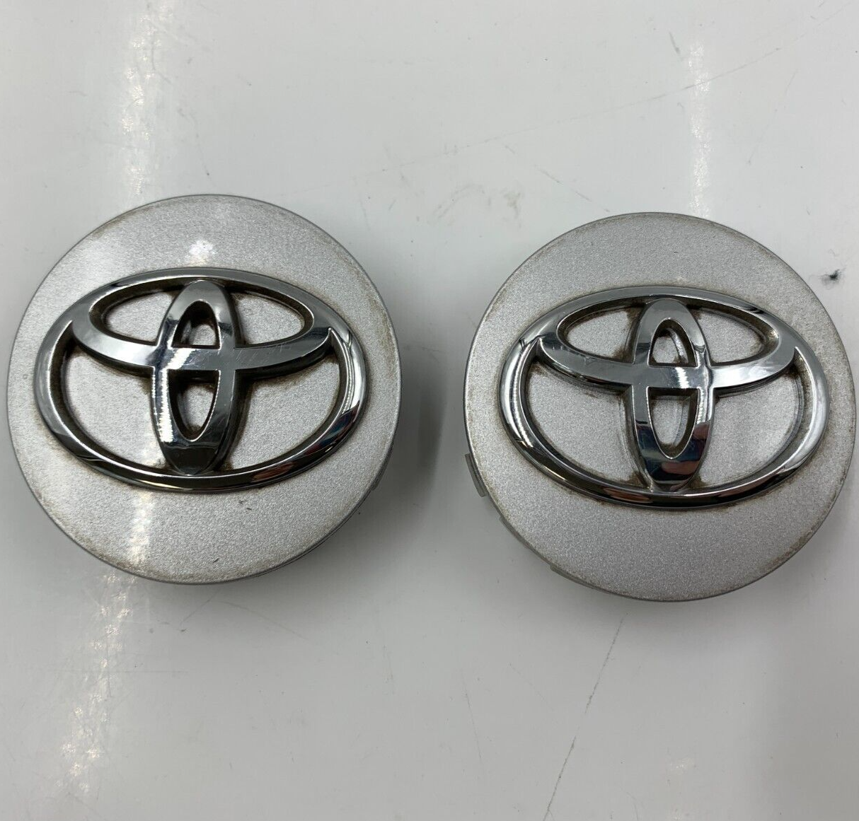 Toyota Rim Wheel Center Cap Set Silver OEM