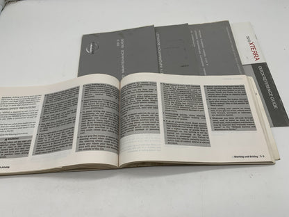 2012 Nissan Xterra Owners Manual Set OEM
