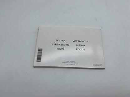 2019 Nissan Rogue Owners Manual Set OEM C03B08007