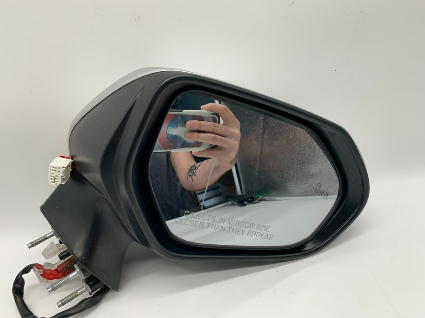 2019-2024 Toyota Corolla Hatchback Passenger Side Power Door Mirror Silver BSA