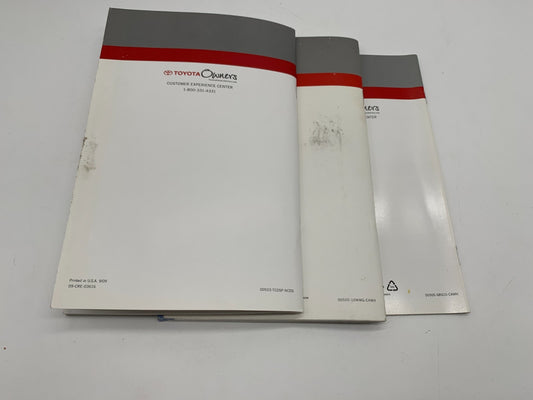 2010 Toyota Camry Owners Manual Set OEM C01B35006
