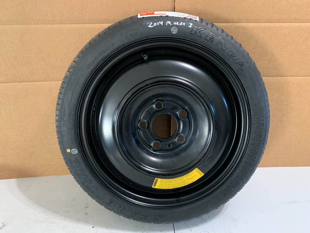 2014-2018 Mazda 3 Mazda3 16" Spare Tire Compact Donut T125/70D16