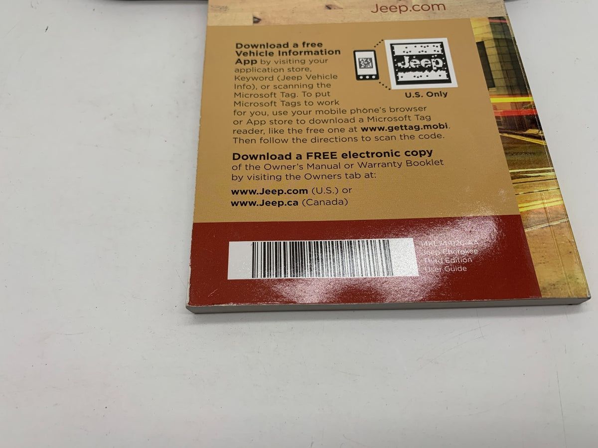 2014 Jeep Cherokee Owners Manual Set with Case OEM R01B12026
