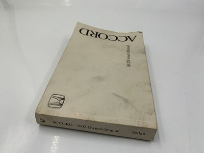 2002 Honda Accord Owners Manual OEM R01B21007
