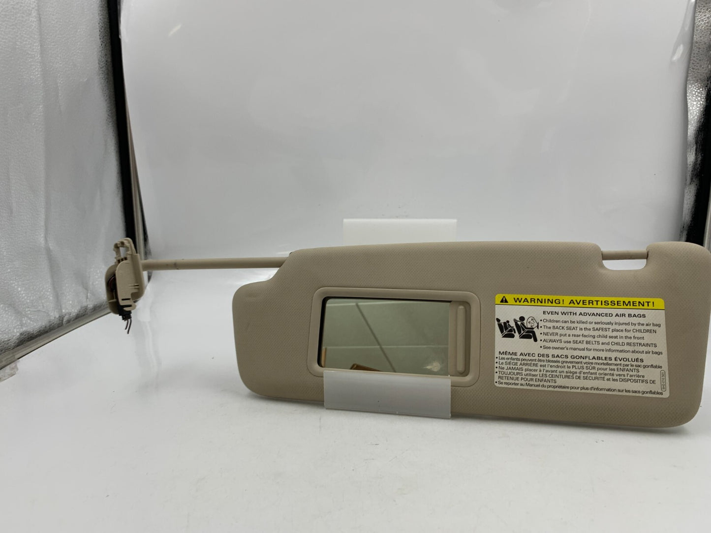 2009-2012 Audi A4 Driver Sun Visor Sunvisor Gray Illumination OEM C04B48016