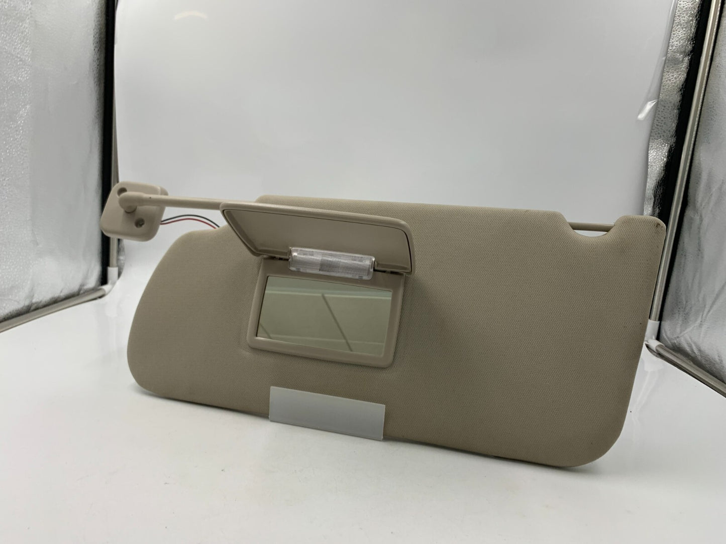 2009-2012 Ford Flex Driver Sun Visor Gray Illuminated OEM D04B67012