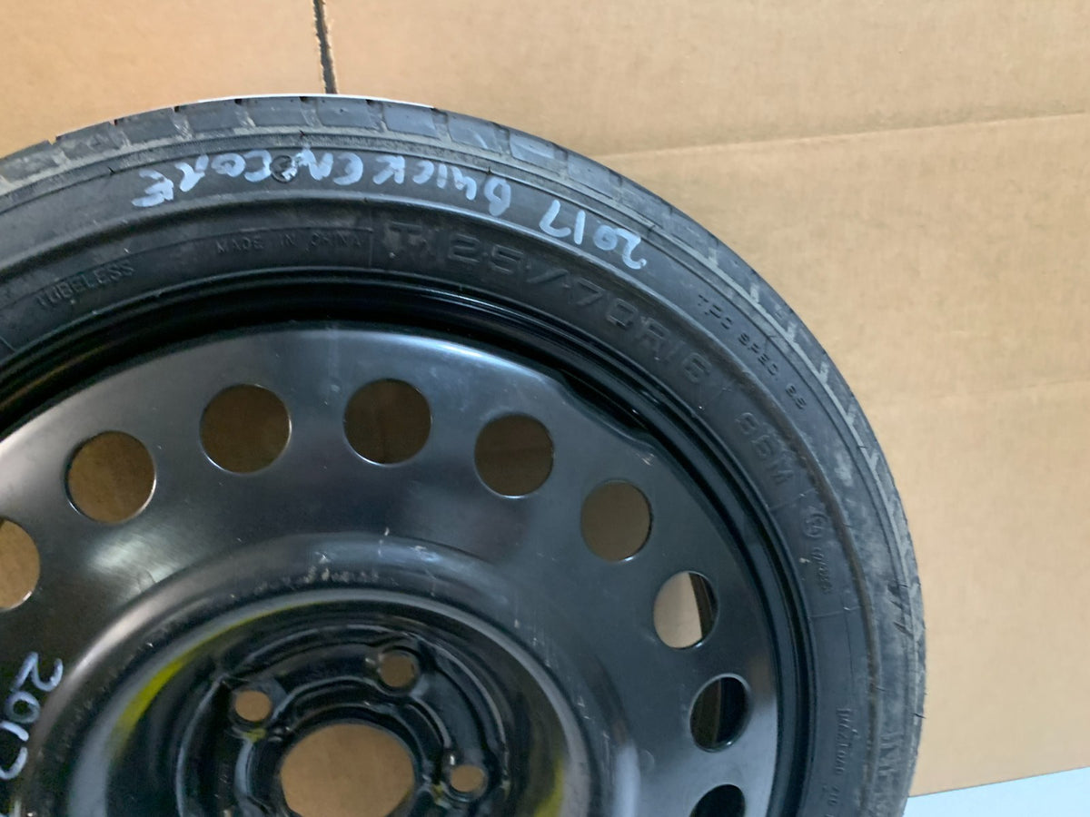 2013-2022 Buick Encore 16" Spare Tire Wheel Compact Donut Emergency T125/70R16