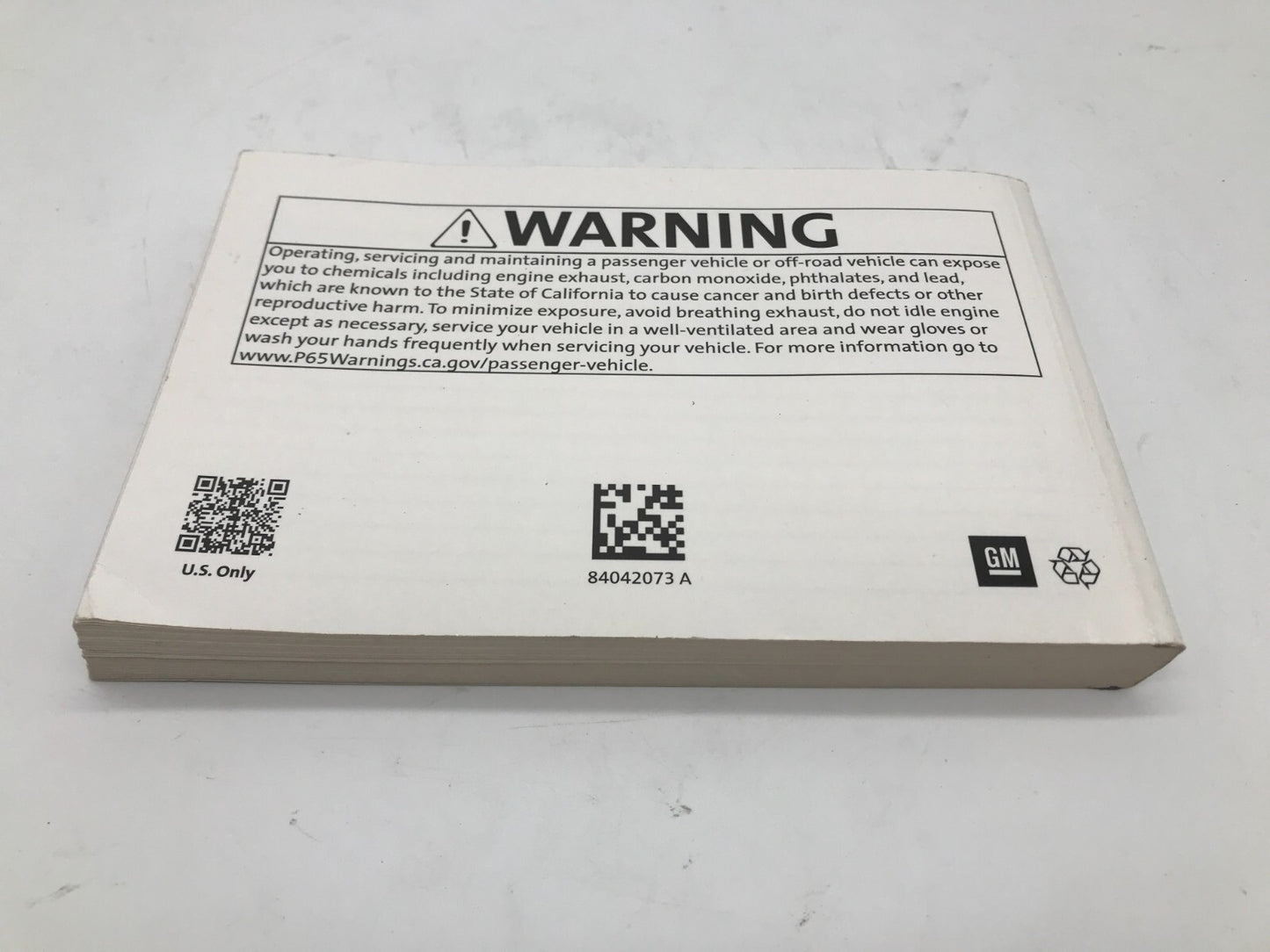 2018 Chevrolet Cruze Owners Manual OEM B03B25079